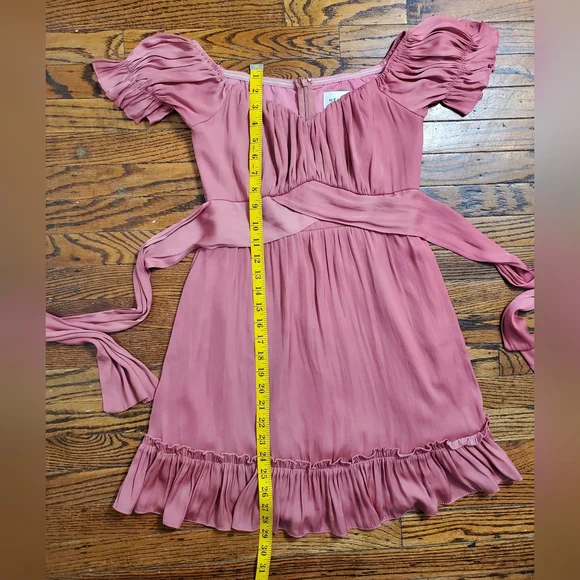 Hello Molly Women's Camara Shy Rose Mini Dress Size 4 - Picture 13 of 16